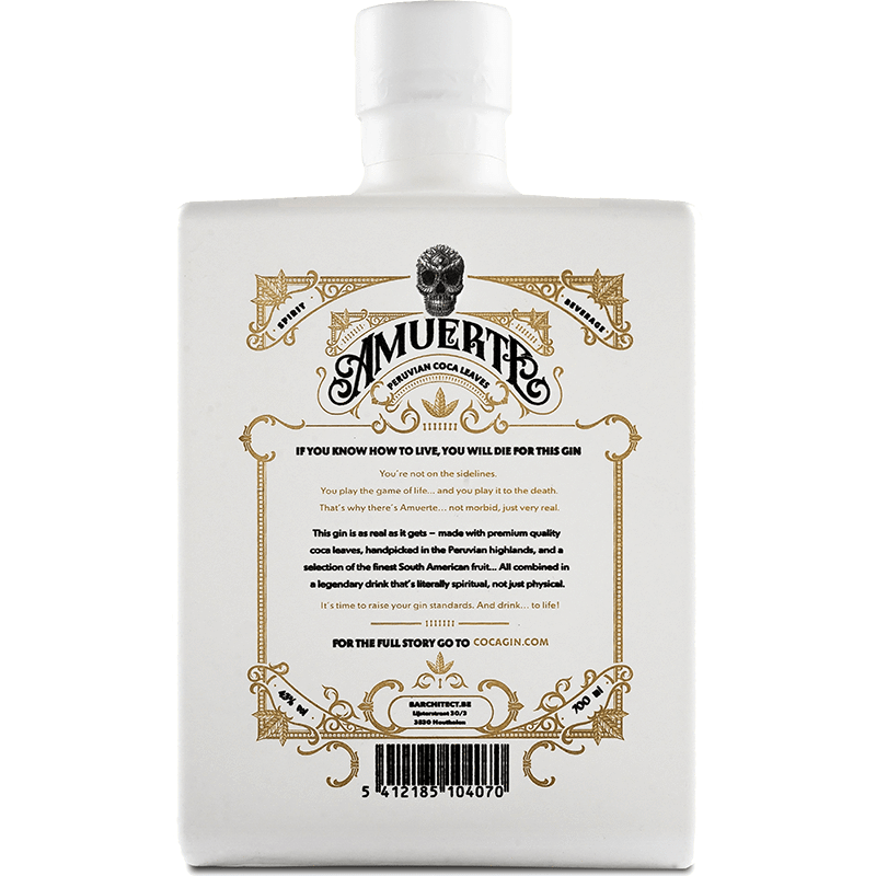 Buy Amuerte Coca Leaf Gin White Edition + 2 Glasses online  Anker  Amsterdam Spirits, The largest independent beverage wholesaler in the  Netherlands!